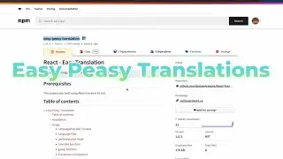 React / Nextjs Easy Translations