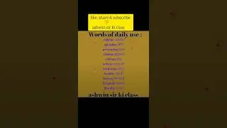 || Few popular English words with its meaning in Hindi ||#shorts2023#youtube#youtubeshorts