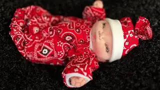Wyatt - 10” Beanie Baby, soft sculpture doll, cloth doll, realistic doll, lovey doll, 1st baby doll
