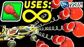 ROCKET LEAGUE WITH INFINITE POWERUPS IS AMAZING