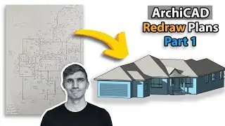 ArchiCAD Tutorial: Redrawing a plan (PART 1)