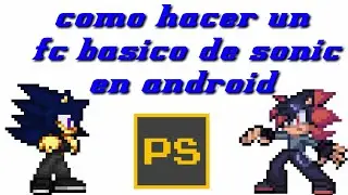 como hacer sprites de tu propio fc basico de sonic con pixel station