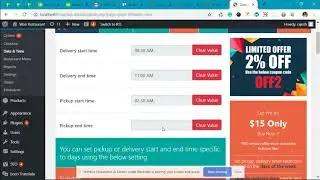 Changing time in the order date time plugin woocommerce