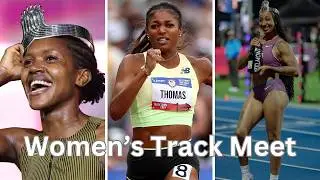 Athlos Women's Track Meet: Behind the scenes with Gabby Thomas, Faith Kipyegon, Brittany Brown, etc.