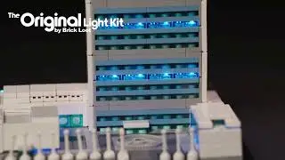 LED Lighting Kit for LEGO Architecture United Nations Headquarters set 21018