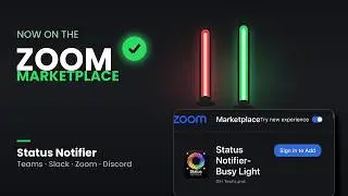 Status Notifier Is Now on the Zoom App Marketplace ✅