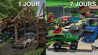 I Spent 7 days in a bankrupt Farm, here's what happened | Farming Simulator 22