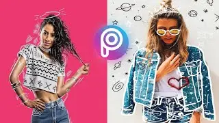 DOODLE PORTRAIT EFFECT IN PICSART || PICSART EDITING 2020