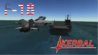 F-18 Combat Cinematic Kerbal Space Program