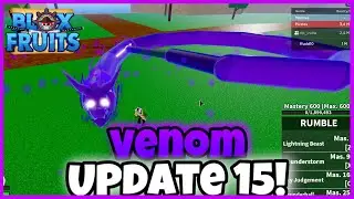 New VENOM + TRADING Sneaks | Blox fruits UPDATE 15