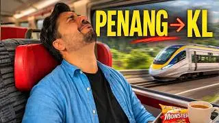 Malaysia's $35 Business Class Train & Space Capsule Hotel! | Penang to Kuala Lumpur Travel Guide