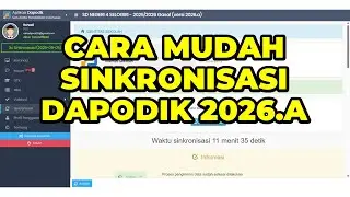 HOW TO SYNC DAPODIK VERSION 2026 EASILY | HOW TO SYNC THE DAPODIK VERSION 2026 APPLICATION