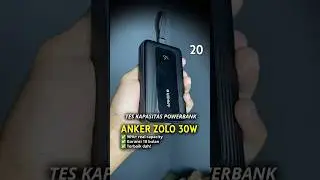 20 | Ngetes Real Kapasitas Anker Zolo 30W Powerbank 10000mAh
