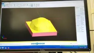 Mastercam 3D toolpath project 1 part 2