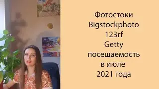 📊 Фотостоки Bigstockphoto, 123rf, Getty статистика посещаемости в июле 2021 года. Обзор Poly