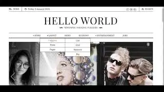 Newspaper Theme with HTML CSS JS Bootstrap - App Stack