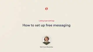Listing types: How to set up free messaging | Sharetribe Tutorial