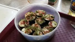 Баклажаны на углях.