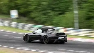 SPYSHOT: Porsche 718 Boxster Spyder RS | 4.0-LITER FLAT-SIX SOUND!