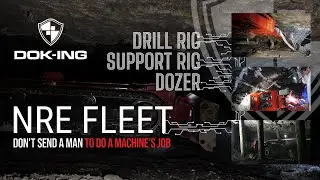 DOK-ING's Electric Underground Mining Machines Operate in STOPING WIDTHS FROM 0.9m !! (Narrow Reef)