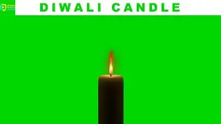 Diwali Candle | Diwali Mombati | Green Screen | Green BackGround Screen (No Copyright)