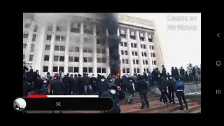 Казахстан будет ли мир после переворота горит дама и умирает люди #Казахстан #актубе тараз #война
