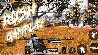 PUBG RUSH GAMPLAY|PUBG ANDROID PLAYER RUSH GAMPLAY