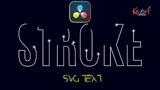 Stroke Text Tutorial in Davinci Resolve | Text Reveal | Text Animation