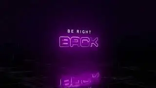 Live Stream be right back Overlay  - No Copyright (FREE DOWNLOAD)