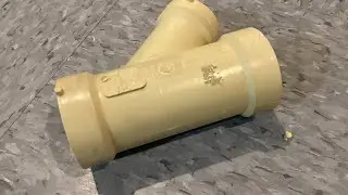 How to fix a nub that broke off a Genova PVC fitting.