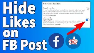 How to hide likes on Facebook post [update 2024]