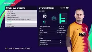 PS5  PES21 PS4 PES 2021 GÜNCELYAMA 23/24| Transferler NEW  GALATASARAY Angelino Face |YILDIZPESYAMA|
