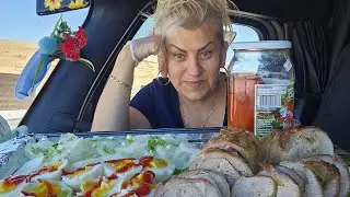 Рулетики с сыром