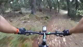 Kalavrita E4 Trail - Downhill with a Hardtail