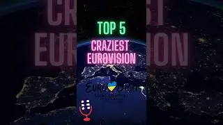 Top 5 Craziest Eurovision entries #shorts #top5 #eurovision #crazy
