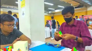 Rubik's cube (pyraminx) average (13.40) on competition | Cube Milao Bangladesh 2022 | Atonu cubing