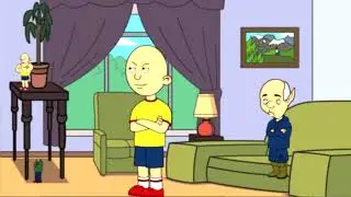 Caillou Consumes the fire alarm (Buried Alive)