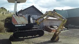 Мини экскаватор,привожу в порядок.