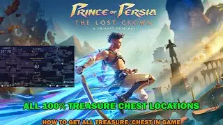 Prince of persia The lost crown walkthrough - All 100% treasure locations