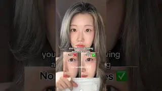 How to draw aegyosal without looking swollen✅ (tip from NMIXX makeup artist)#shorts