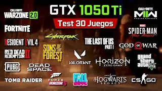 ✅ GTX 1050 Ti ✅ TEST in 30 GAMES 🔴 ¿VALE LA PENA en 2023? 🔴