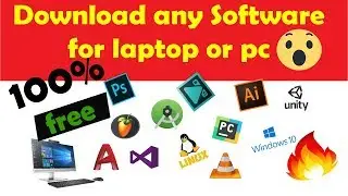 How to download any software in laptops or Pc  from one website| free download