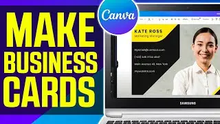 How to Make a Business Card on Canva (2024) | Complete Guide!