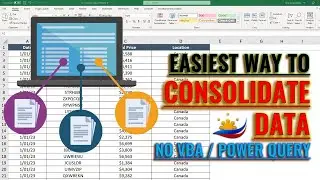 How to Consolidate Data in Excel Fast |  EXCEL TAGALOG
