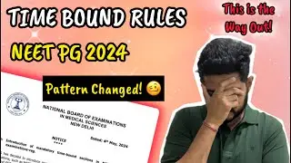 Time ⏳ Bound Rule!? NBEMS Issues New Notice?! 😥 45 days before NEET PG! This is the Way Out! ✅💪🏻