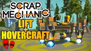 LIFT, HOVERCRAFT and DOORBELL | Scrap Mechanic Gameplay #7 | Creations