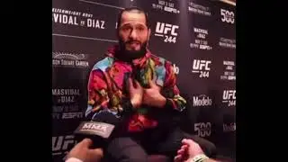 Jorge Masvidal On His Love for Israel Adesanya