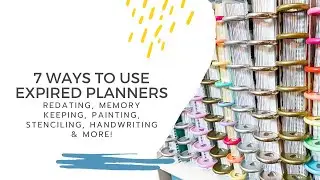 7 WAYS TO USE EXPIRED PLANNERS