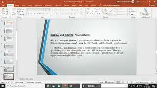 15   Database Objects   sequence defination & examples