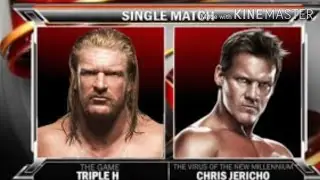 Wwe Triple h Vs Chris Jericho | WWE RAW GAMERZ ARENA👍👍👍👍👍👍
